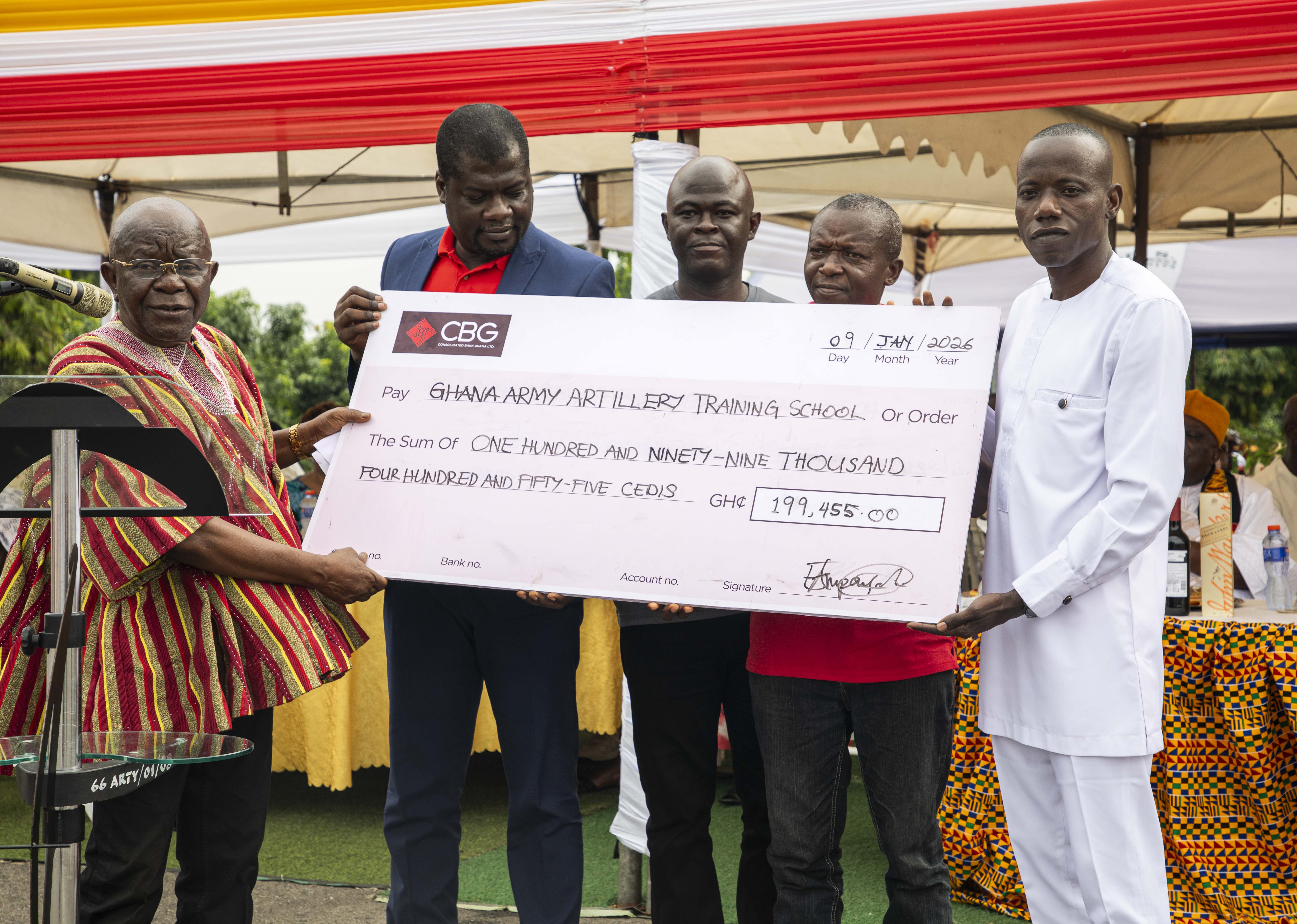 CBG Supports Artillery Training School at Akoefe Camp, Ho