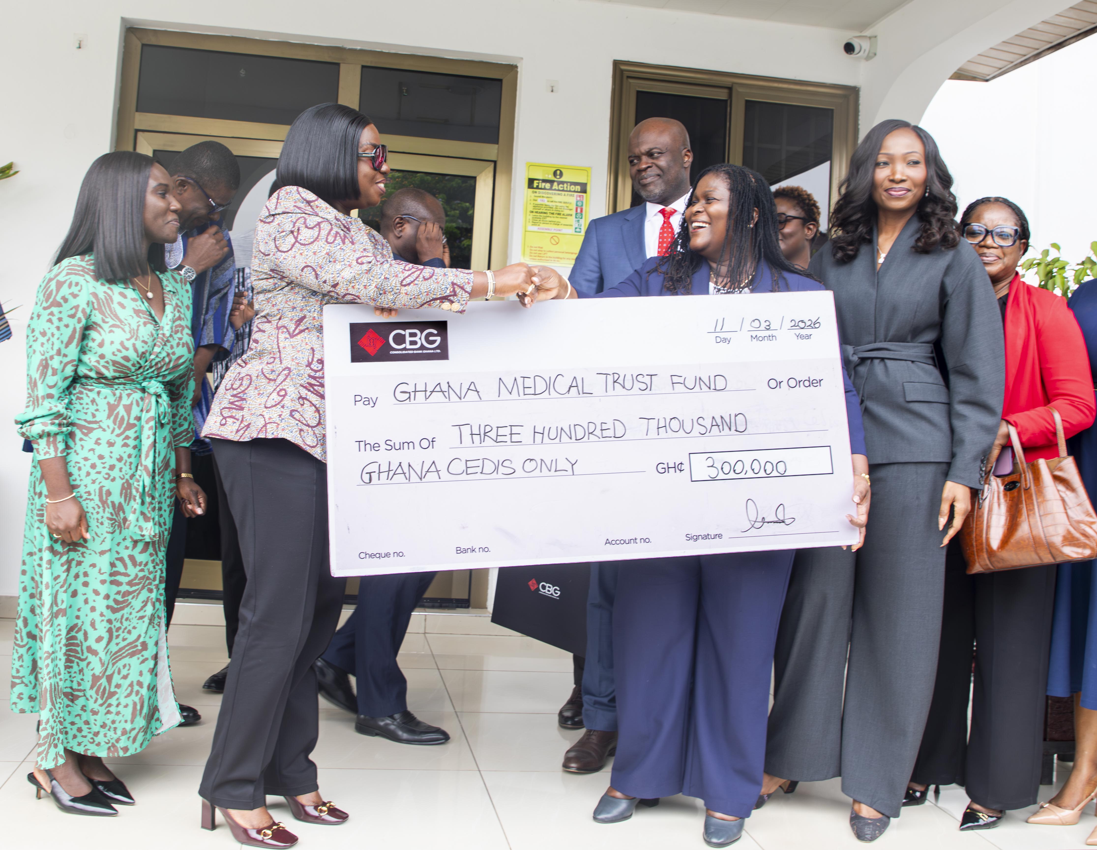 Consolidated Bank Ghana Supports Ghana Medical Trust Fund (Mahama Cares)
